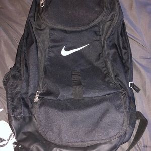 Black Nike soccer bag